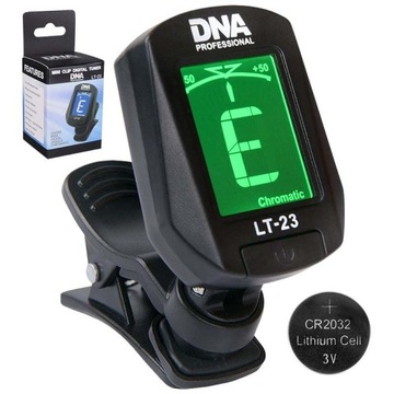 Хроматический тюнер DNA LT23 с монтажным зажимом