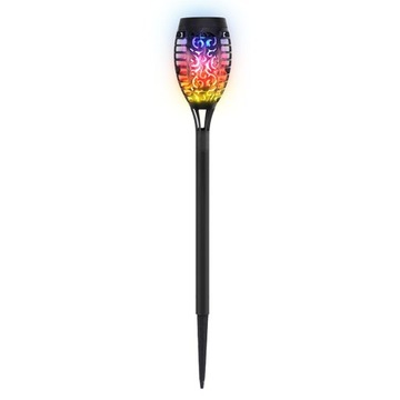 1-8PCS 12LED Solar Flame Torch Light Outdoor Water