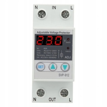 Zabezpieczenie podnapięciowe 230 V Regulowany
