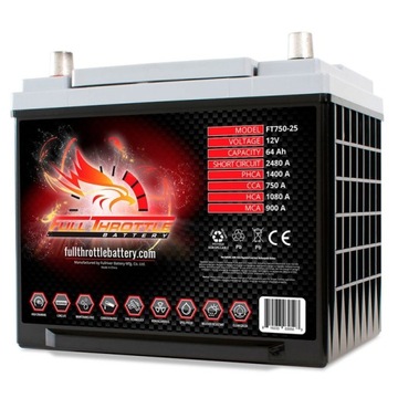 Akumulator AGM FT750-25 71771908, BE086525AA Chrysler Sebring Caliber L+