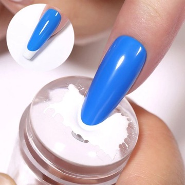 Силиконовый штамп для ногтей, французский декор, тарелки, узоры, подборка