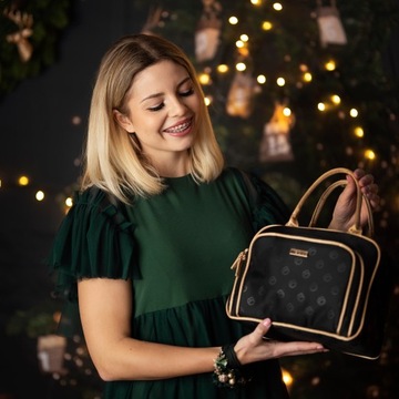 Набор из 2х женских косметичек для косметики NOBLE.