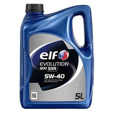 Olej ELF EVOLUTION 900 SXR 5W40 5L SM/CF, A3/B4, RN07