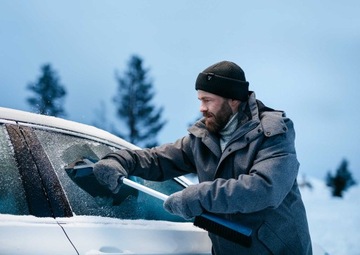 СКРЕБОК ДЛЯ СНЕГА И ЛЬДА KUNGS MEGA-IS BRUSH, ФИНСКИЙ, ТВЕРДЫЙ, ДЛИННЫЙ, 77 СМ