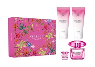 Versace BRIGHT CRYSTAL ABSOLU 295ml zestaw prezent