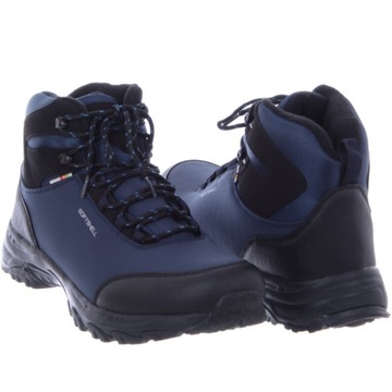 Мужские утепленные туфли софтшелл Oversize темно-синие47