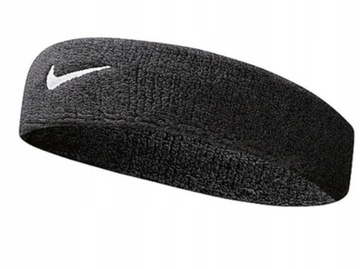 NIKE opaska na głowę czarna gumka frotk NNN27010OS