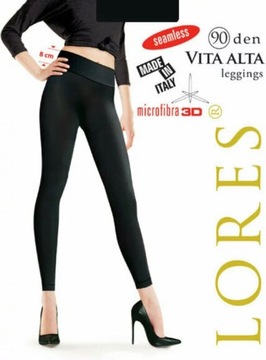 Leginsy Legginsy LORES VITA ALTA 90 DEN białe S/M