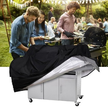 POKROWIEC OSŁONA NA GRILL WODOODPORNY 178x61x122cm