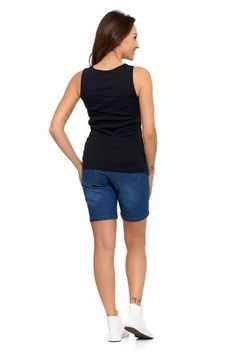 ЖЕНСКАЯ ФУТБОЛКА-МАЙКА, ХЛОПКОВЫЙ БОКСЕР MORAJ, XL, ЧЕРНЫЙ