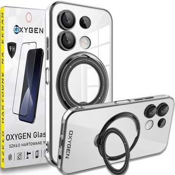 Etui Case pokrowiec OXYGEN MAGSave do Xiaomi Redmi Note 13 PRO 4G + SZKŁO