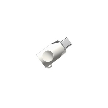 HOCO Adapter UA9 typ-C do USB OTG srebrny