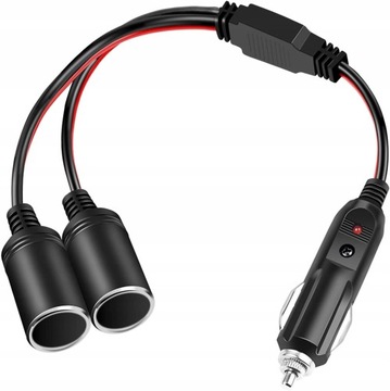 Rozdzielacz gniazda zapalniczki 12V 24V 13AWG 280W 2 x gniazdo