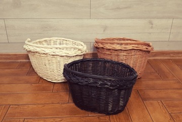 КОРЗИНА ДЛЯ ВЕЛОСИПЕДА - ПЛЕТЕНАЯ - ЦВЕТ: НАТУРАЛЬНЫЙ