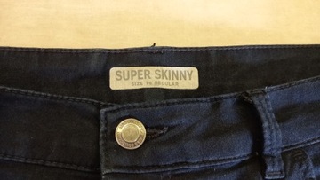 M&S super skinny rurki granat r.44/16