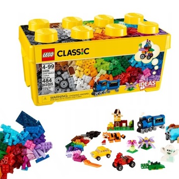 LEGO CLASSIC 10696 СРЕДНИЙ НАБОР КРЕАТИВНЫХ БЛОКОВ