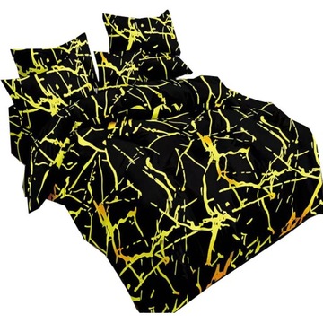 GRUBA POŚCIEL 160x200 cm FLANELOWA BAWEŁNIANA KOMPLET DWUSTRONNA FLANELA 3D