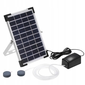Solarna pompa fontannowa o mocy 1 W z 6 dyszami