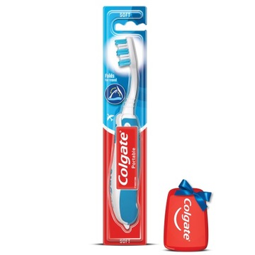 COLGATE TRAVEL szczoteczka do zębów składana SOFT + GRATIS
