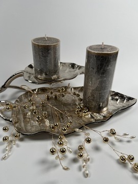 ОРНАМЕНТ-УКРАШЕНИЕ ВЕТКА ЗОЛОТЫЕ БУСИНЫ 40 СМ