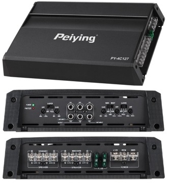 WZMACNIACZ SAMOCHODOWY 4 KANAŁY 400W 0026 PEIYING