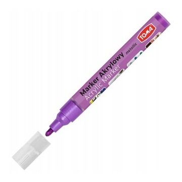 Marker akrylowy TO-402 Metaliczny fioletowy