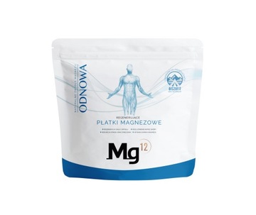 Mg12 Naturalne Płatki magnezowe ODNOWA do kąpieli pielęgnacji skóry 1 kg