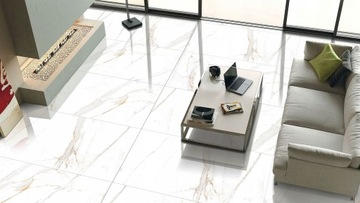 БЕЛАЯ ЖЕЛТАЯ ПЛИТКА ГЛЯНЦЕВАЯ НАПОЛЬНАЯ НАСТЕННАЯ ПЛИТКА 60X120 1,44м2