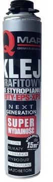 KLEJ GRAFITOWY do Styropianu Pistolet Pianka QMAR