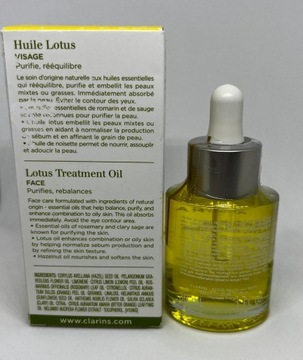 Clarins Lotus 30 мл масло для ухода