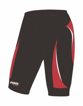 SPODENKI KOLARSKIE FORZA BEZ SZELEK MAROON XXL