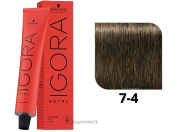 Schwarzkopf Igora Royal Farba do włosów 7-4