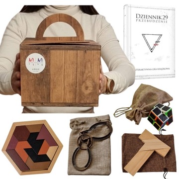 Super prezent dla nastolatka dla niego dla kawalera IQ Mensa - LOGIC BOX