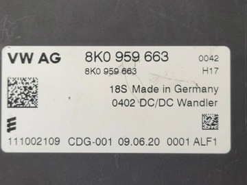 8K0959663 AUDI A8 S8 D4 4H 2011 MODUL