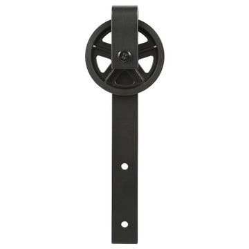 Системный комплект для раздвижной двери сарая 183 см с колесами и направляющими