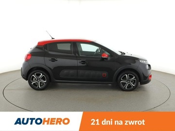 Citroen C3 III Hatchback 1.2 PureTech 82KM 2017 Citroen C3 Shine grzane fotele PDC LED tempomat, zdjęcie 8