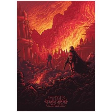 Plakat Star Wars Przebudzenie Mocy Gwiezdne Wojny