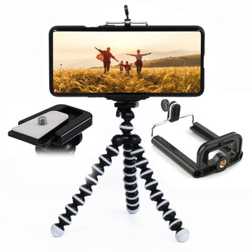 STATYW GIĘTKI ELASTYCZNY UCHWYT TELEFON TRIPOD S