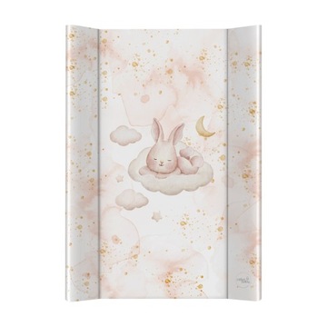 CEBA Przewijak twardy krótki 50x70 Ultra Light Sleepy Bunny