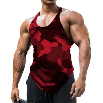 NEW Men Crew Neck Camouflage Tank Top Vest Summer
