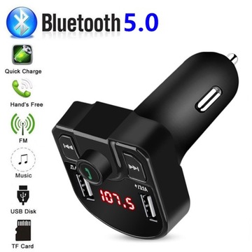 M9 Odbiornik nadajnika FM bluetooth USB