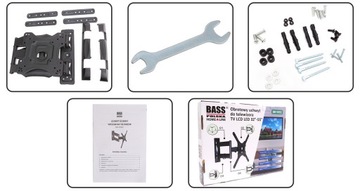 ПОВОРОТНЫЙ КРОНШТЕЙН ДЛЯ ТЕЛЕВИЗОРА ВЕШАЛКА ДЛЯ ТВ 32-55