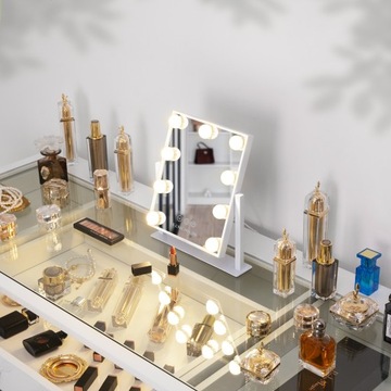 Косметическое зеркало со светодиодной подсветкой 250 х 300 мм.