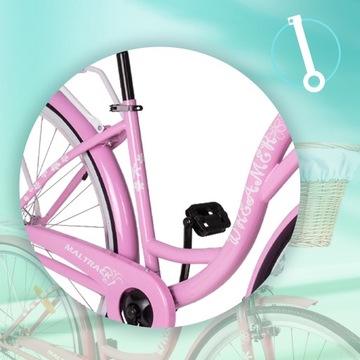 ЖЕНСКИЙ ГОРОДСКОЙ ВЕЛОСИПЕД 28 ДЮЙМОВ ЖЕНСКАЯ КОРЗИНА ЛЕГКАЯ РАМА КОЛЕСА 18 ДЮЙМОВ БАГАЖНИК 28 ДЮЙМОВ