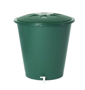 Бак Garantia КРУГЛЫЙ 210л зеленый | Резервуар для дождевой воды