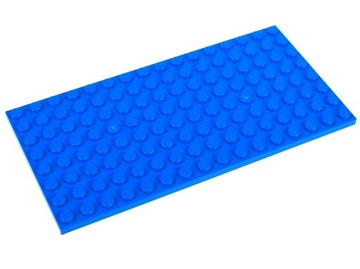 LEGO Płytka zwykła 8x16 92438 niebieska