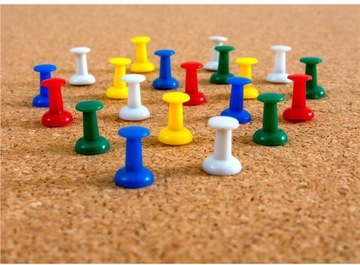 Пробковая доска, 30-21 см, коричневая.