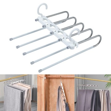 Вешалки для одежды Массивный противоскользящий каркас, белый