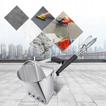 Пневматический штукатурный станок с 8 насадками, промо-пистолет для штукатурки.