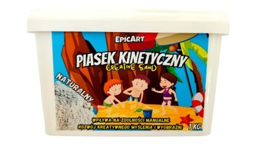 PIASEK KINETYCZNY CREATIVE SAND 1 KG NATURALNY